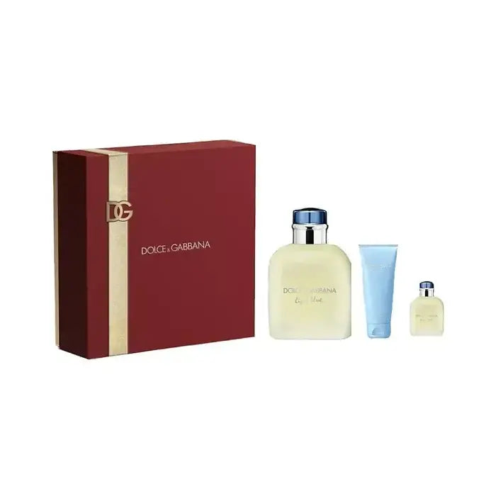 Dolce & Gabbana Light Blue Man Set Eau De Toilette 75ml & Eau De Toilette 4.5ml & Sg 50ml