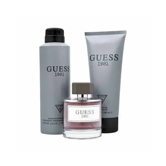 Guess 1981 Man Set Eau De Toilette 100ml & Sg 200ml & Body Sray 226ml (2023)