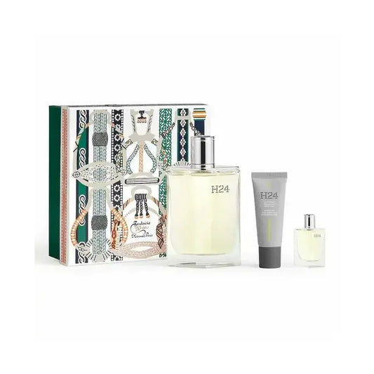 Hermes H24 Man Set Eau De Toilette 100ml & Eau De Toilette 5ml & Face Moisturizer 20ml