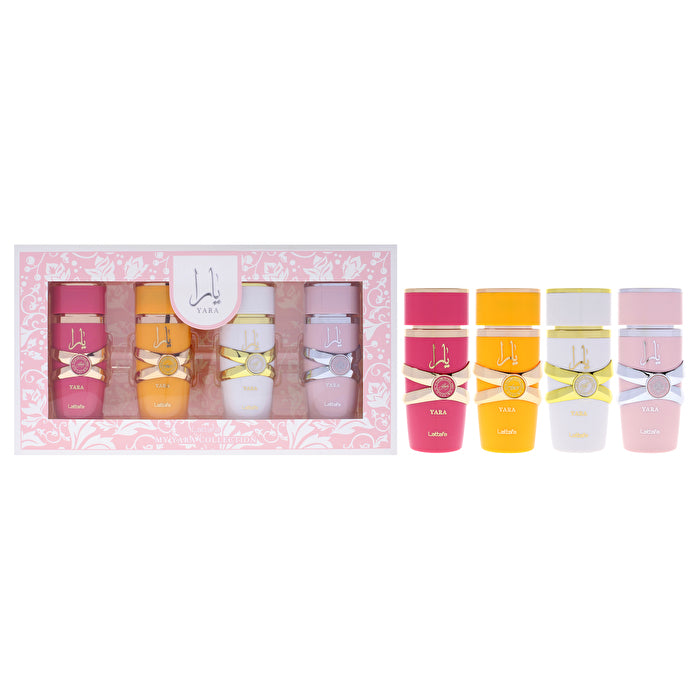 Lattafa Yara 4pc Mini Set - Yara & Tous & Moi & Candy - All 25ml
