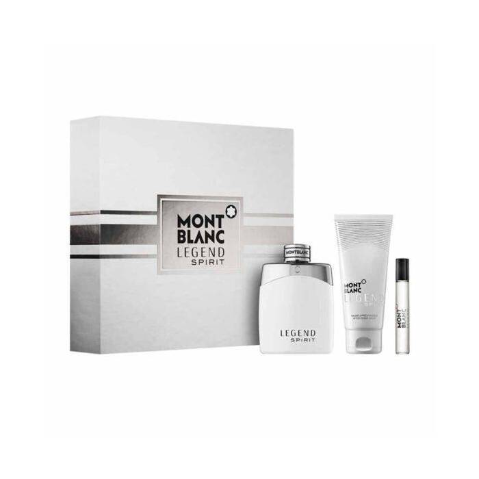 Mont Blanc Legend Spirit Man Set Eau De Toilette 100ml & Eau De Toilette 7.5ml & Sg 100ml