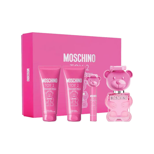 Moschino Toy 2 Bubble Gum Woman Set Eau De Toilette 100ml & Eau De Toilette 10ml & Bl 100ml & Bath & Sg 100ml
