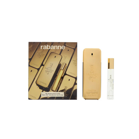 Paco Rabanne 1 Million Man Eau De Toilette 100ml & Eau De Toilette 20ml Travel Set