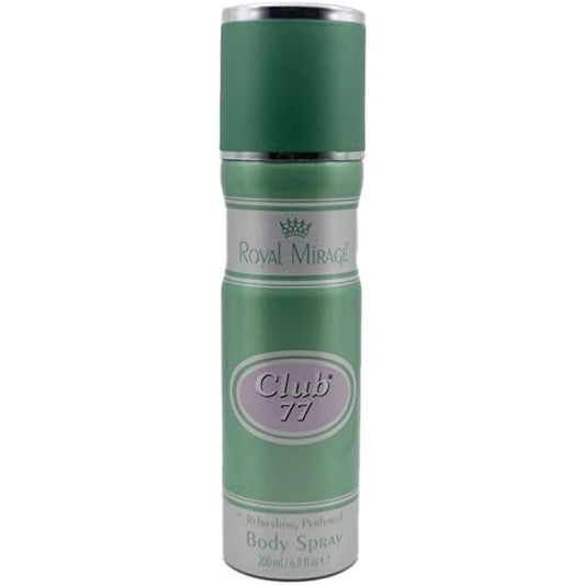 Royal Mirage Body Spray Club 77 200ml