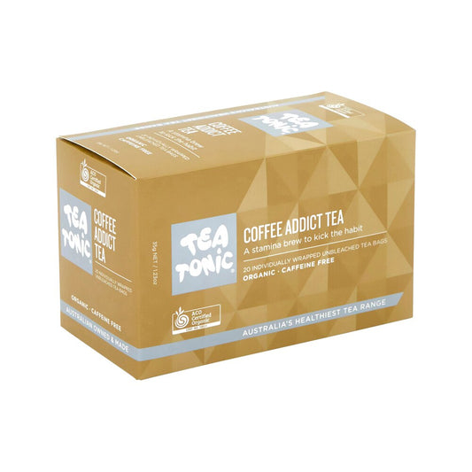 Tea Tonic Organic Coffee Addict Tea x 20 Tea Bags