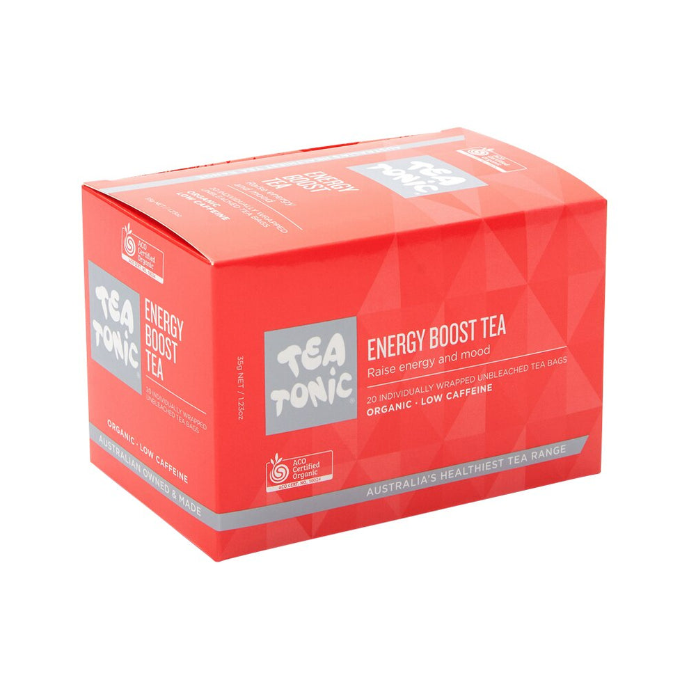 Tea Tonic Organic Energy Boost Tea x 20 Tea Bags – Cosmetics Online