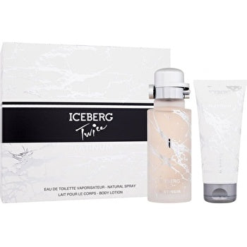 Iceberg Twice Platinum Gift Set Eau De Toilette 125ml And Body Lotion 100ml 125ml