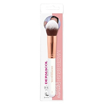 Dermacol Rose Gold D53 Brush - Kosmetický štětec Na Pudr A Kontury S Pouzdrem