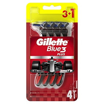 Gillette Blue3 Plus 3+1 Pcs - Disposable Razors