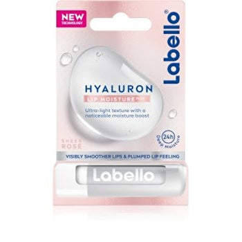 Labello Hyaluron Lip Moisture Plus Sheer Rose - Balzám Na Rty 5.2g
