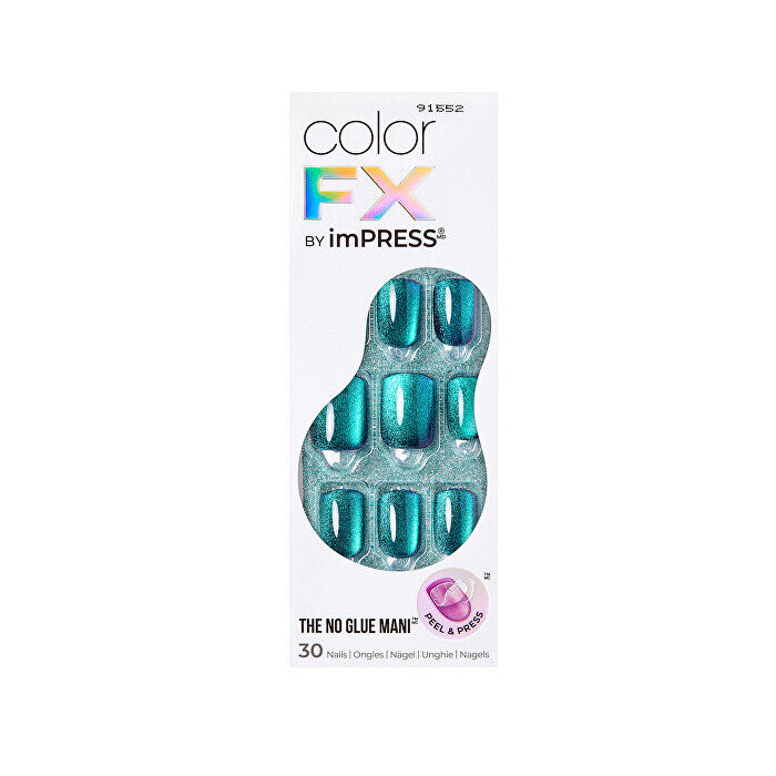 Kiss My Face Color Fx By Impress Better Things Nails - Press-on Nails ( 30 Pcs )