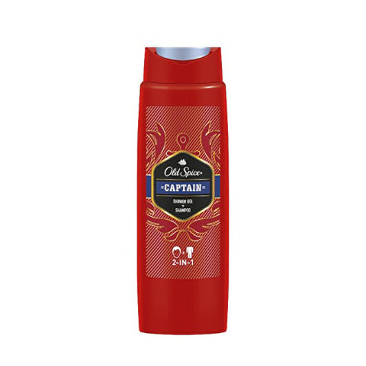 Old Spice Captain Shower Gel & Shampoo - Shower Gel For Body And Hair 250ml