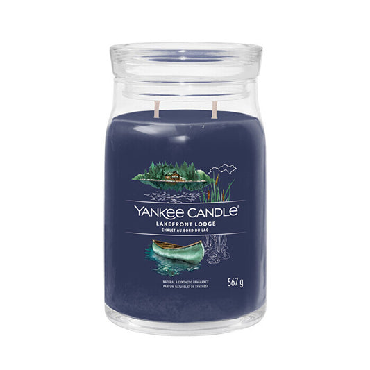 Yankee Candle Lakefront Lodge Signature Candle ( Cottage By The Lake ) 567.0g