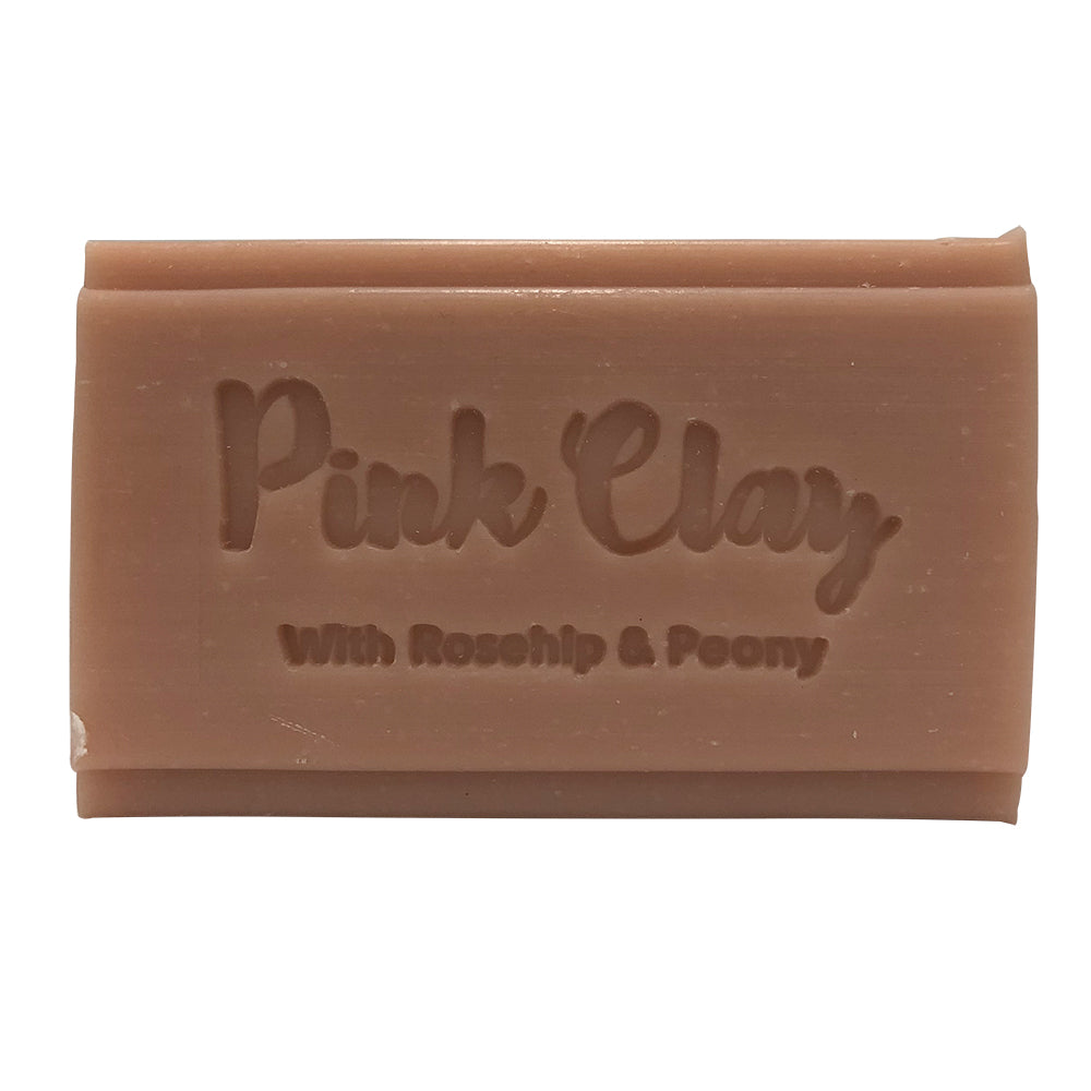 Clover Fields Natures Gifts Essentials Pink Clay with Rosehip & Peony Coconut-Base Soap 150g