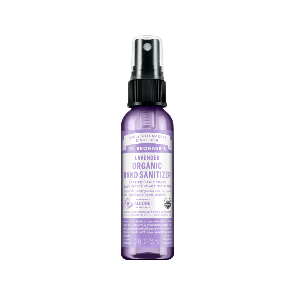 Dr. Bronner's Organic Hand Sanitizer Lavender 59ml