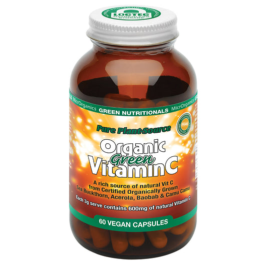 Green Nutritionals by MicrOrganics Pure Plant-Source Organic Green Vitamin C 60vc