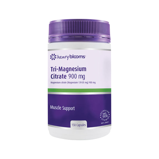 Henry Blooms Tri-Magnesium Citrate 900mg 150c