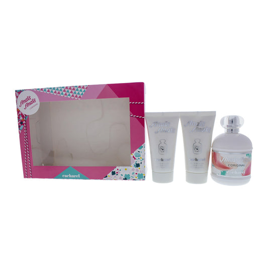 Cacharel Anais Anais 3pc Set - Eau De Toilette & 2x Body Lotion 50ml 100ml