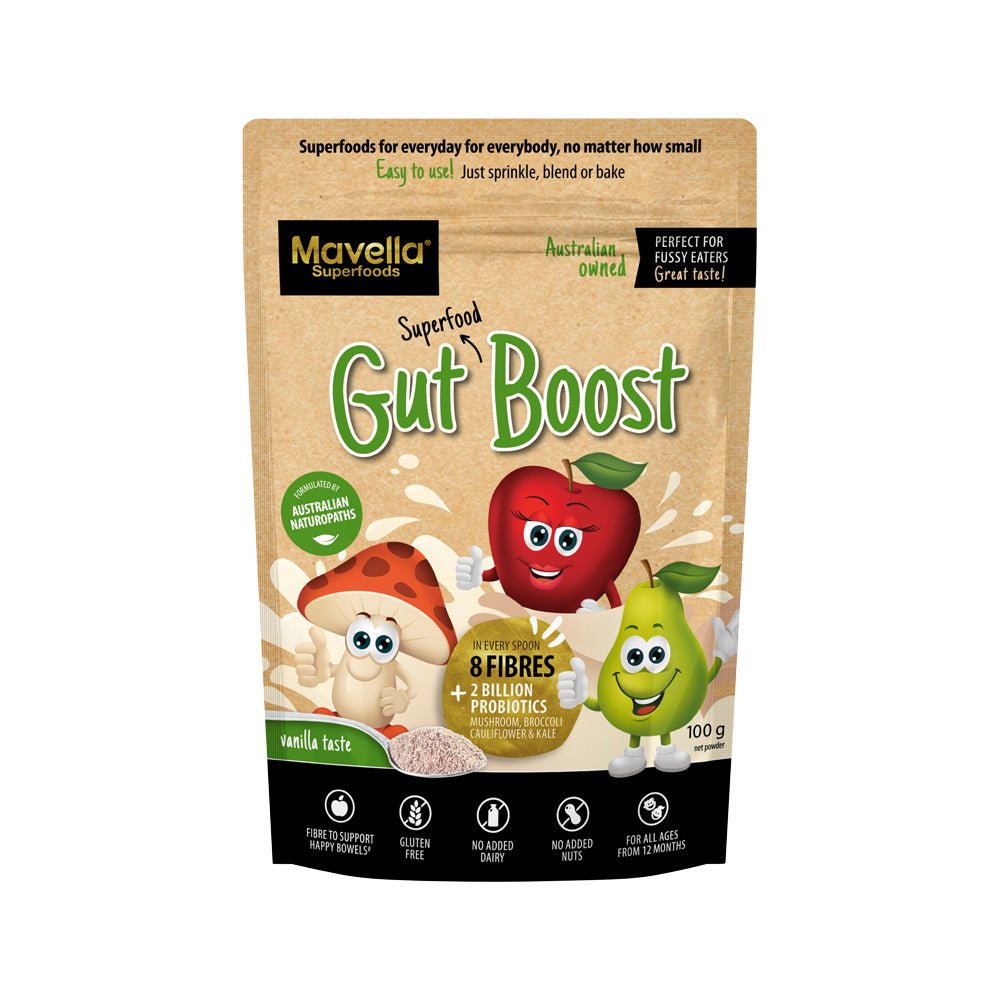 Mavella Superfoods Gut Superfood Smoothie Boost Vanilla 100g