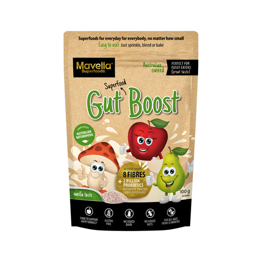 Mavella Superfoods Gut Superfood Smoothie Boost Vanilla 100g