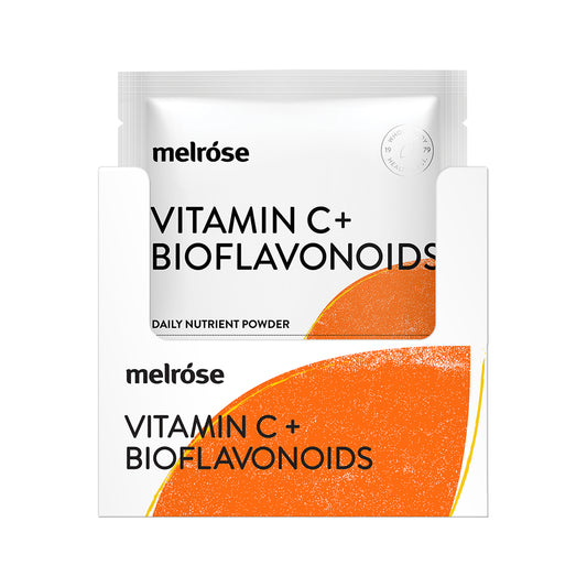 Melrose Vitamin C Plus Bioflavonoids Orange Flavoured 100g x 8 Display