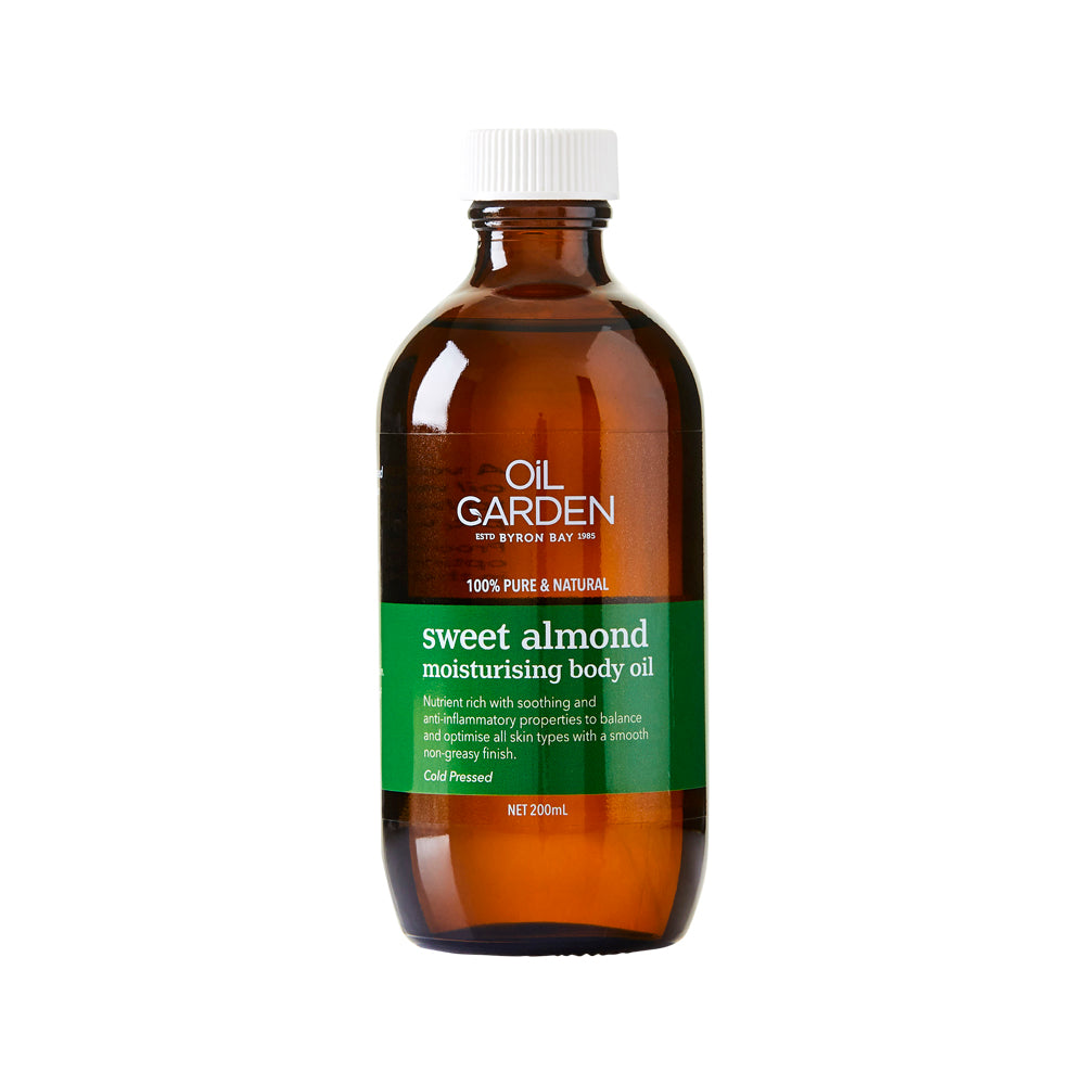 Oil Garden Moisturising Body Oil Sweet Almond 200ml