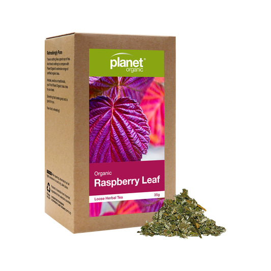 Planet Organic Organic Raspberry Leaf Loose Leaf Tea 35g