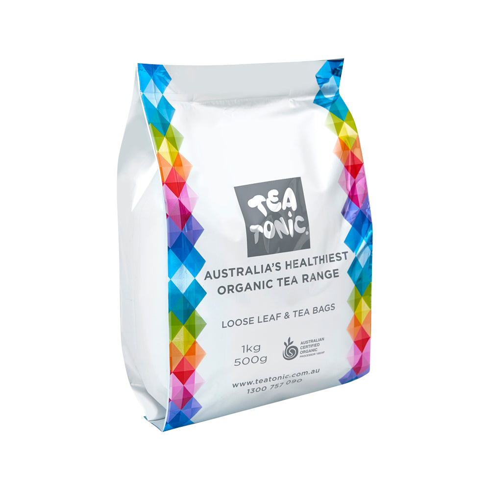 Tea Tonic Organic White Tea & Rose Petals Tea Loose Leaf 500g