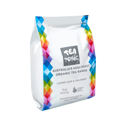 Tea Tonic Organic White Tea & Rose Petals Tea Loose Leaf 500g