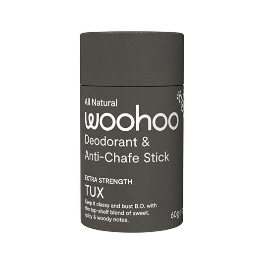 Woohoo Body Deodorant & Anti-Chafe Stick Pop - Extra Strength 60g