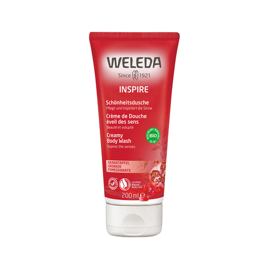 Weleda Organic Creamy Body Wash Inspire (Pomegranate) 200ml